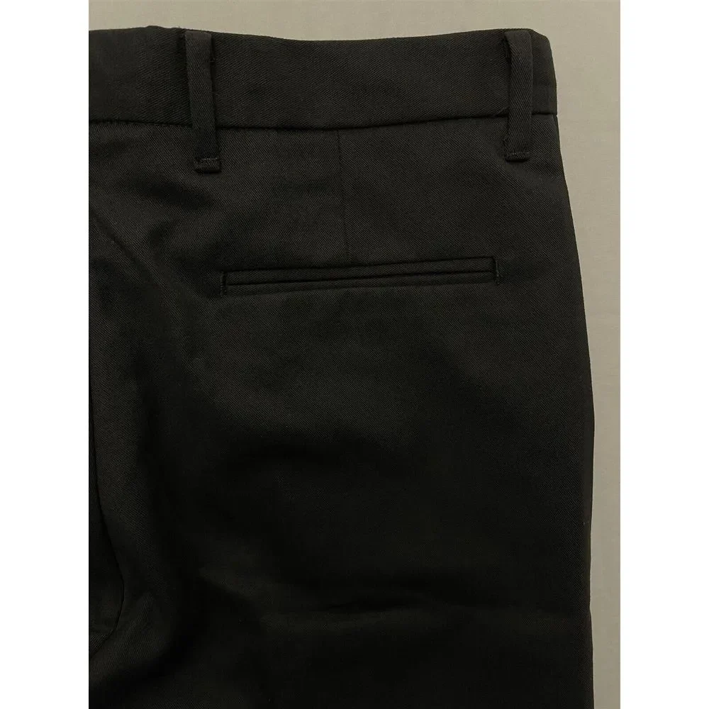 NWT Edwards Uniform 32‎ x 32 Black Pleated Durable Twill Workwear Pants